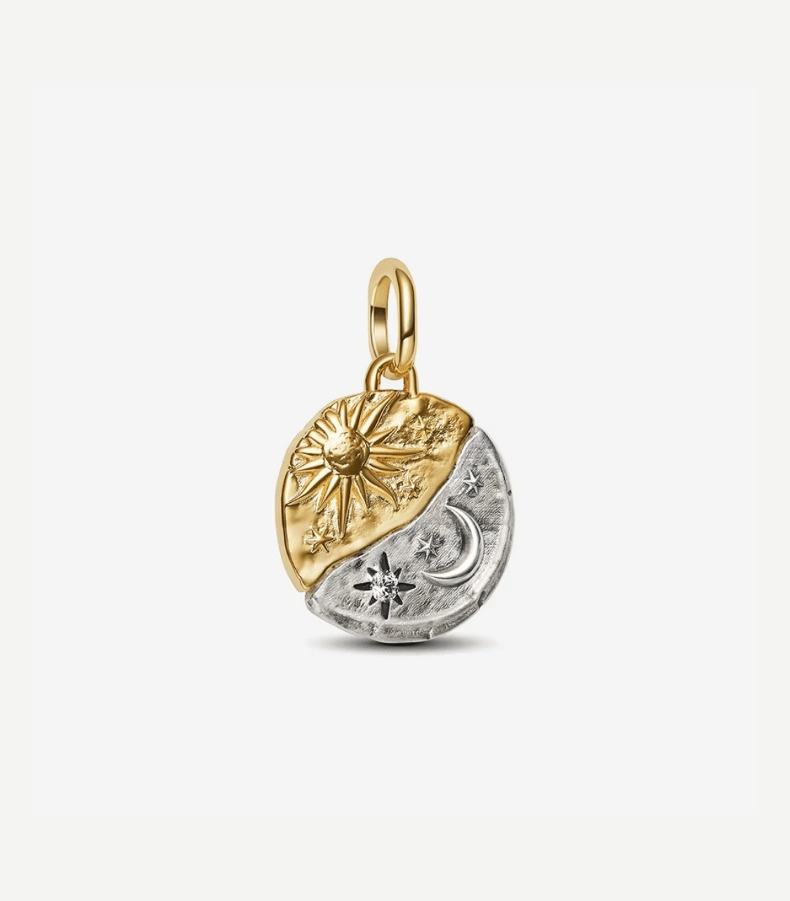 Moon and Sun Medallion Charm